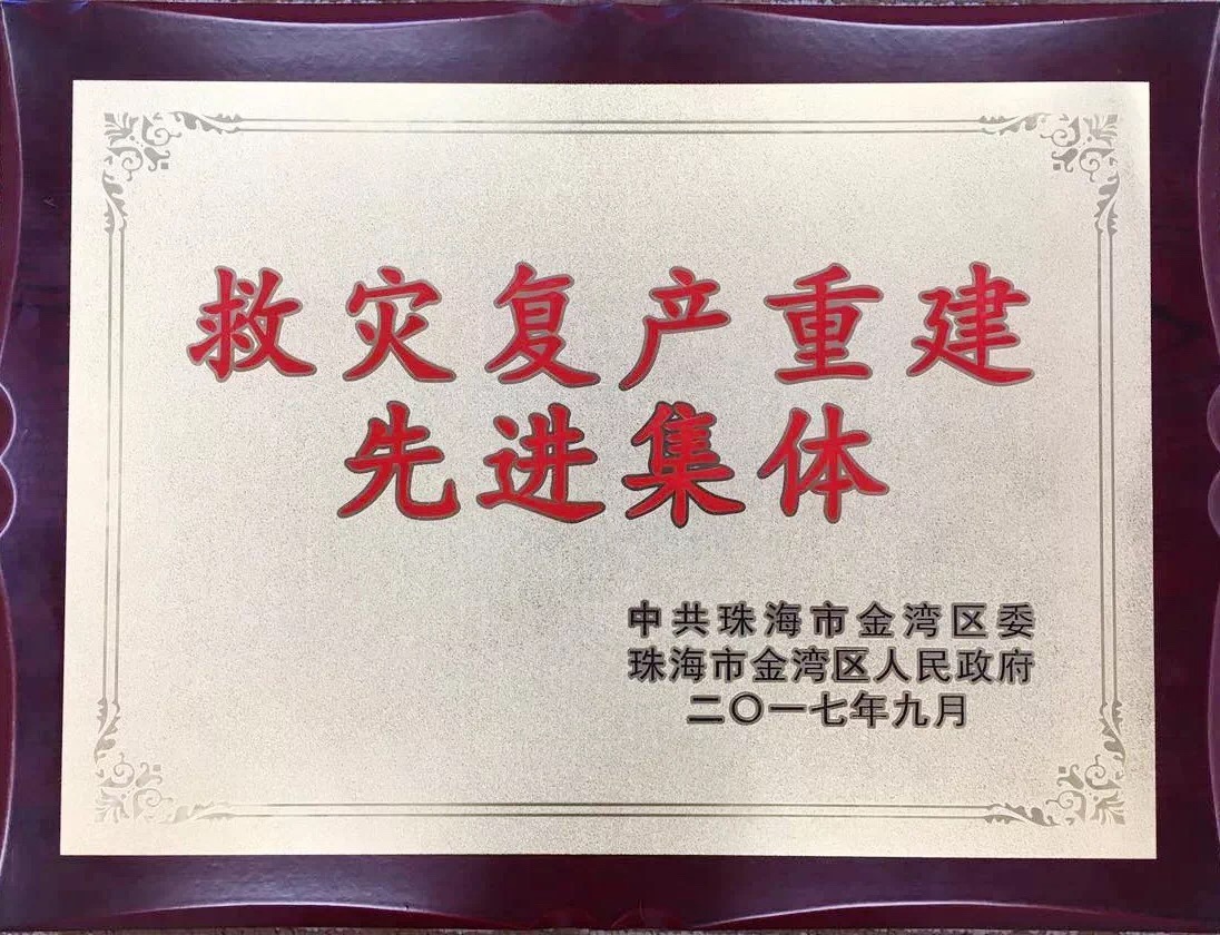 救災(zāi)復(fù)產(chǎn)重建先進(jìn)集體